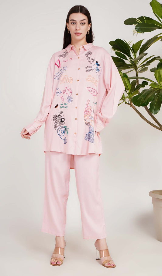 Cypress Charm Pink Co-ord Set