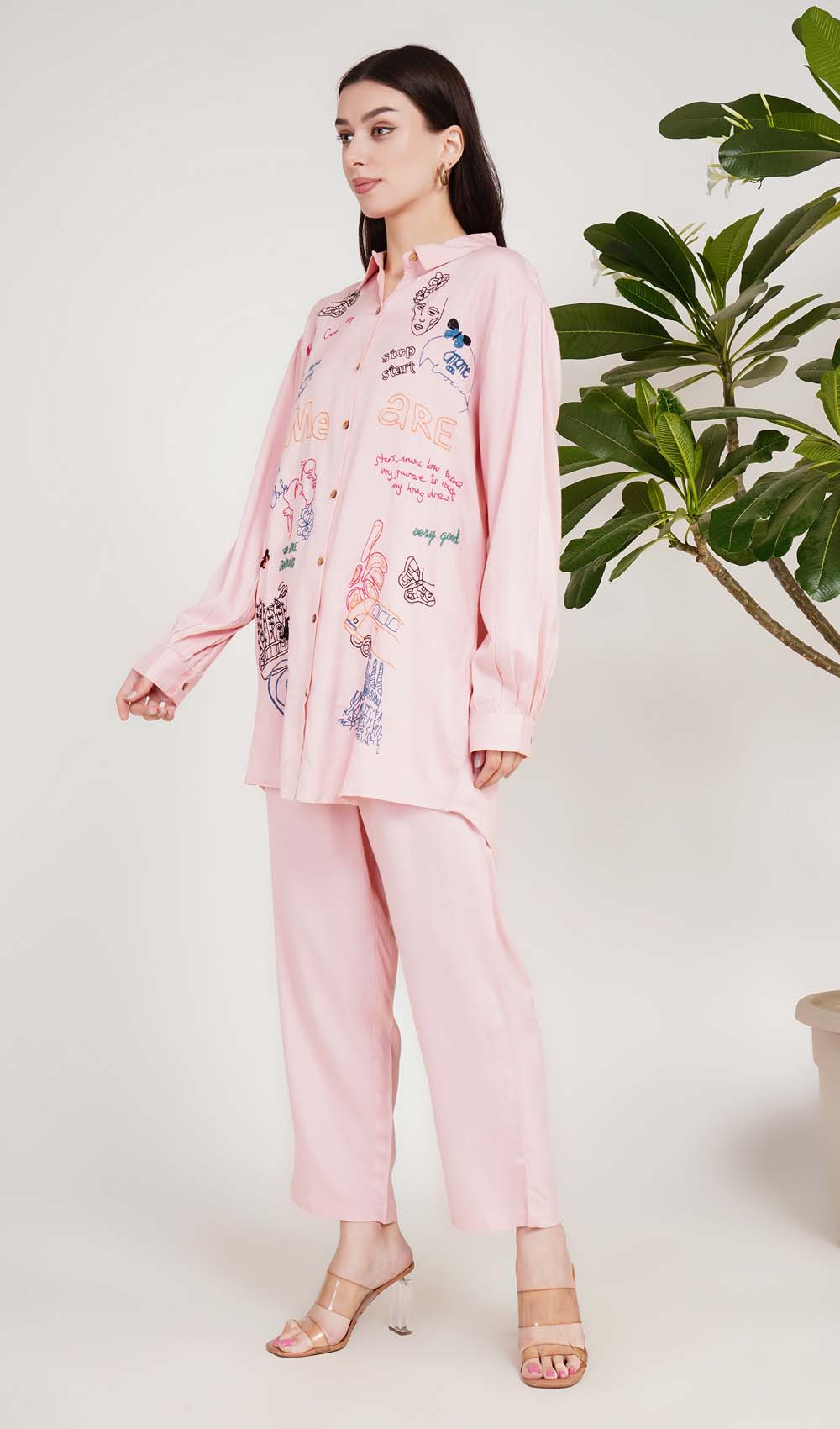 Cypress Charm Pink Co-ord Set
