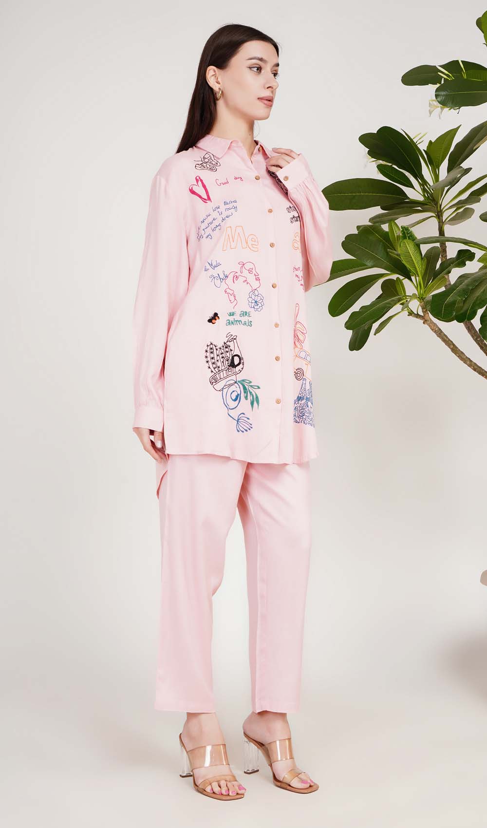 Cypress Charm Pink Co-ord Set