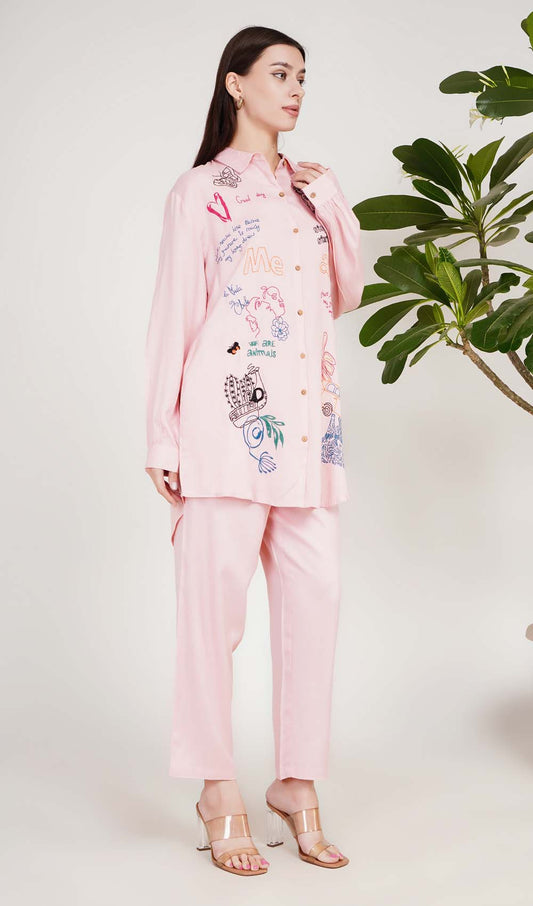 Cypress Charm Pink Co-ord Set