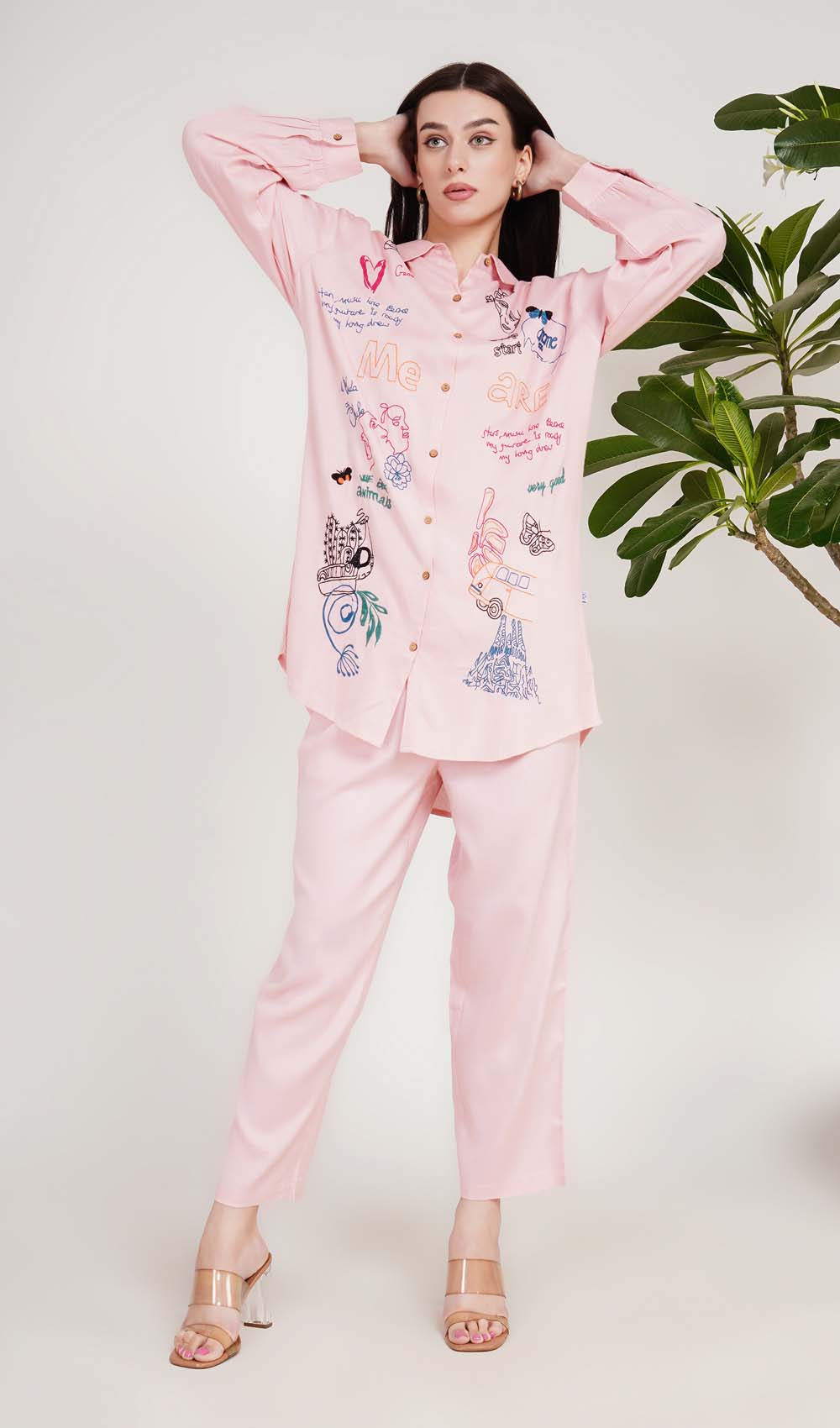 Cypress Charm Pink Co-ord Set
