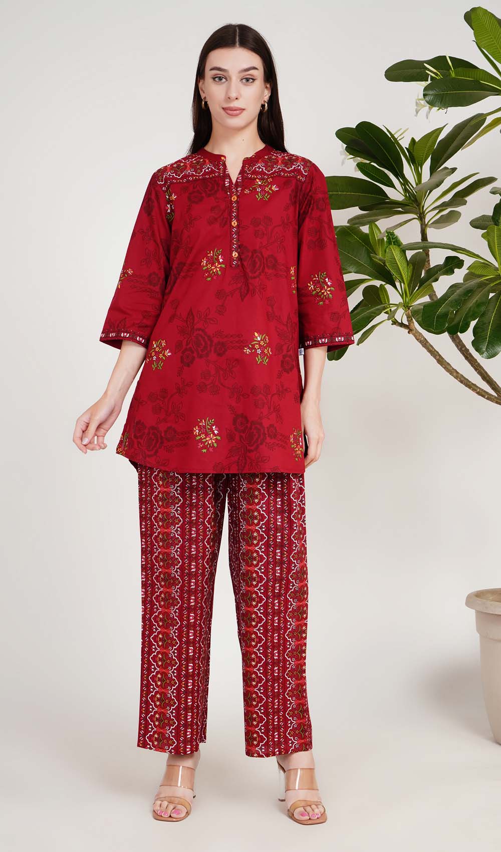Birch Beauty Red Kurta Set