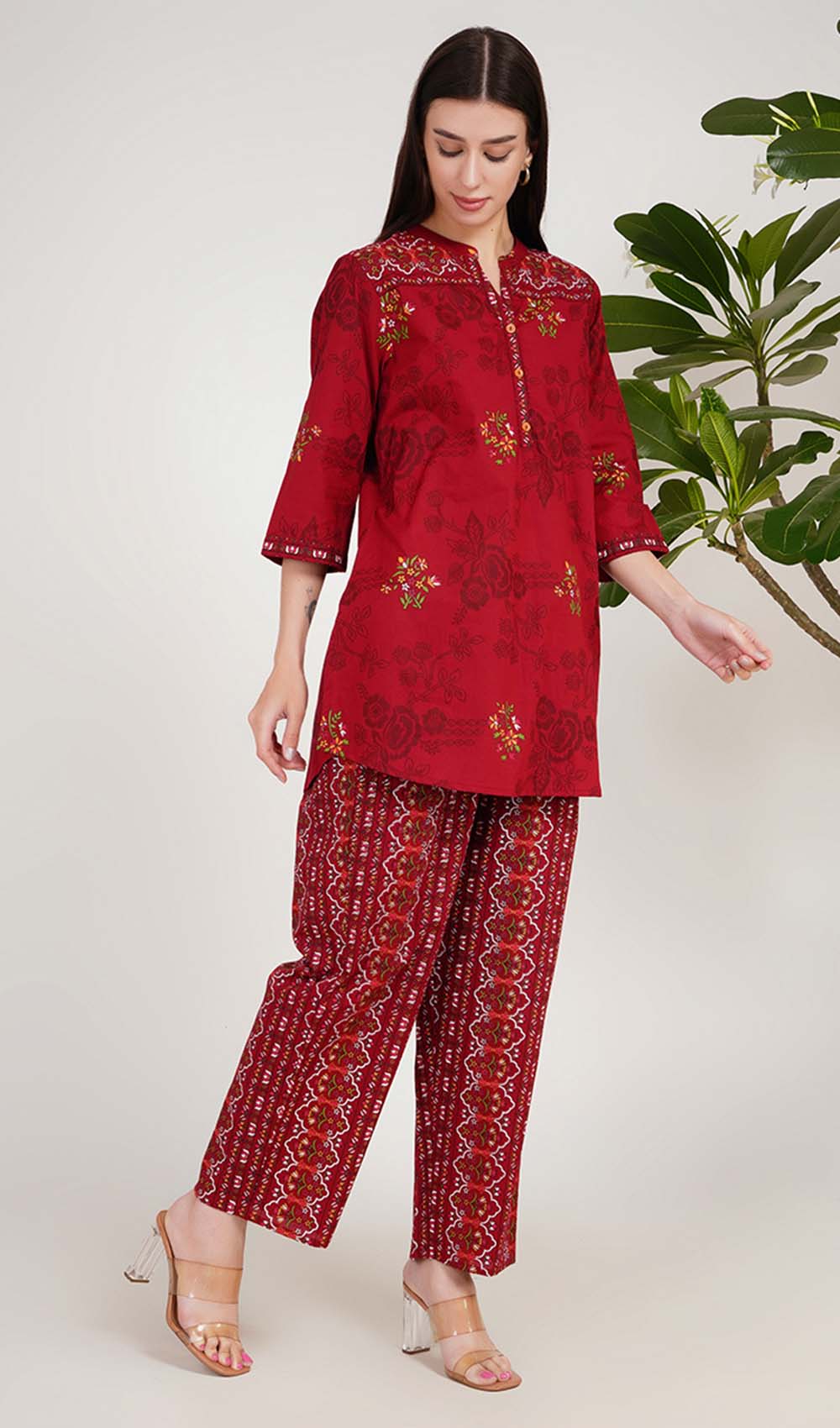 Birch Beauty Red Kurta Set