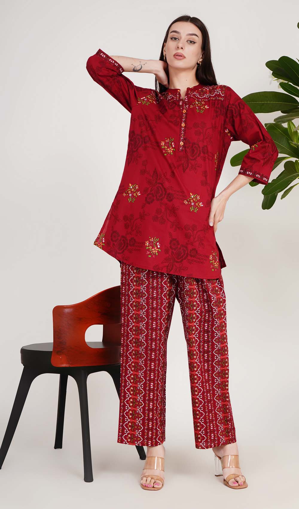Birch Beauty Red Kurta Set