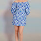 Marble Mosaic Short Dress