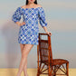Marble Mosaic Short Dress