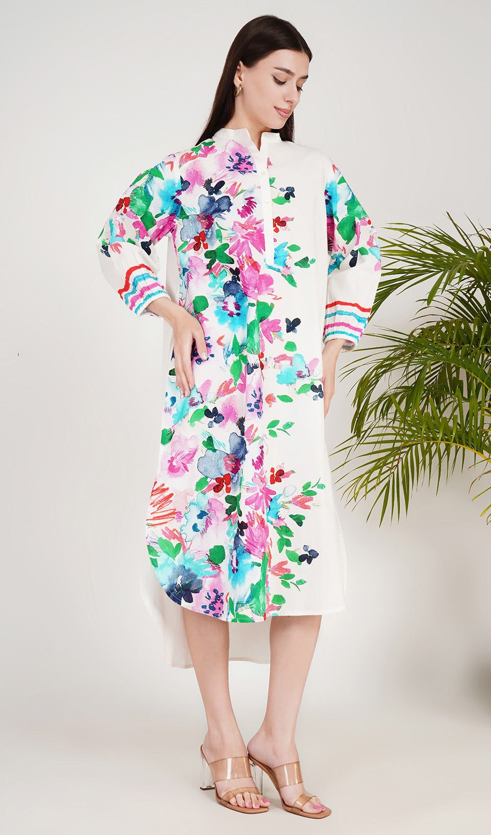Elm Elegance White Dress