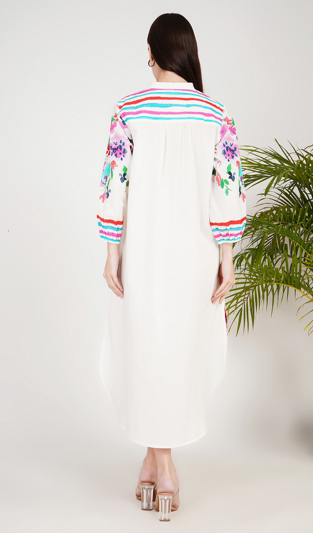 Elm Elegance White Dress