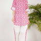 Dahlia Delight Fucshia Co-ord Set