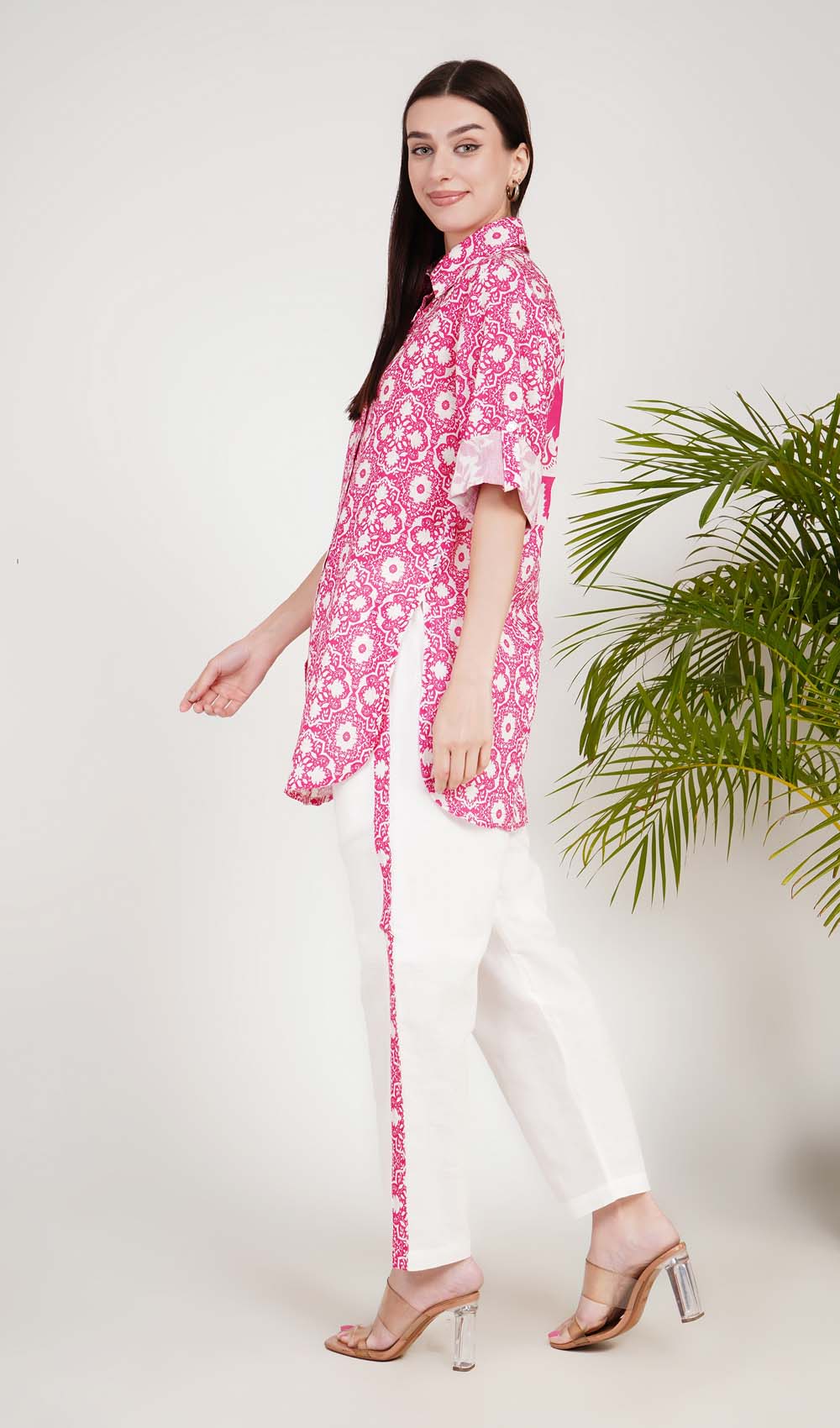 Dahlia Delight Fucshia Co-ord Set