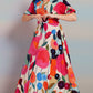 Garden Whril Midi Dress