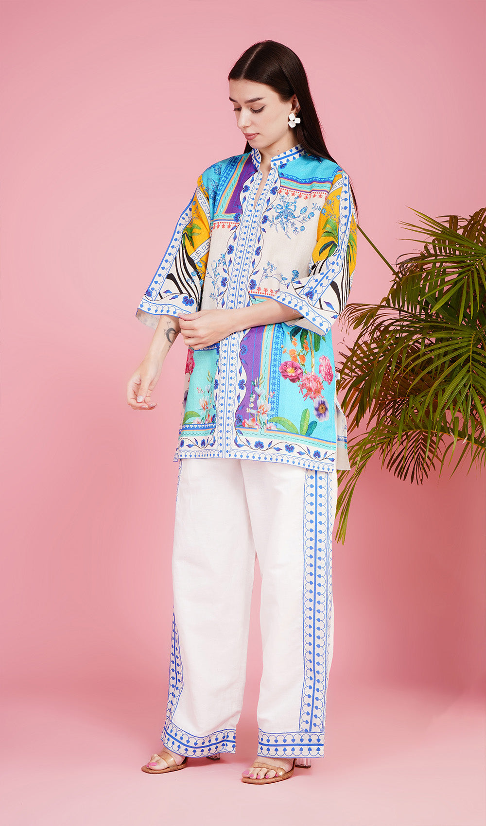 Wisteria Whisper White Co-ord Set
