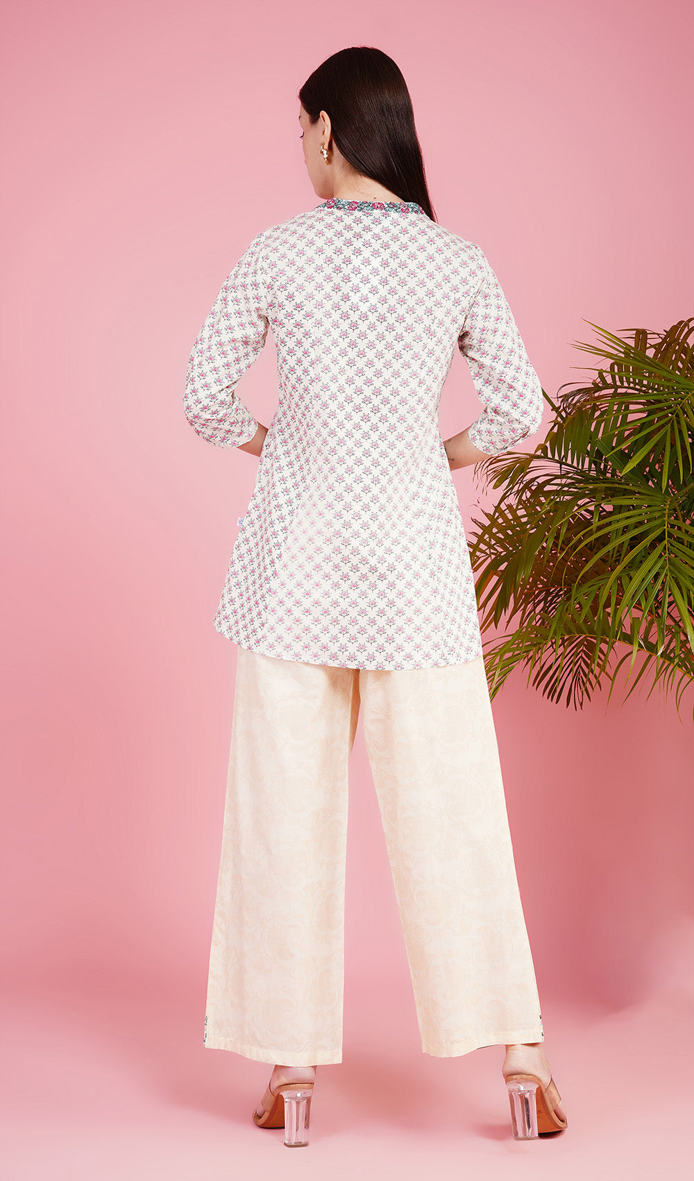 Lotus Light Ivory Kurta Set