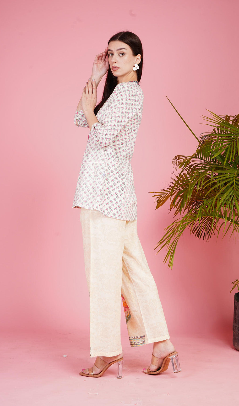 Lotus Light Ivory Kurta Set