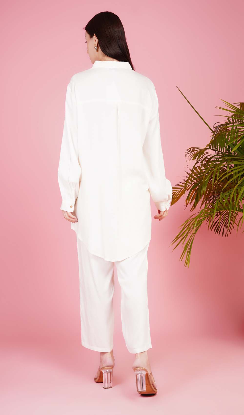 Cypress Charm Off-white Co-ord Set