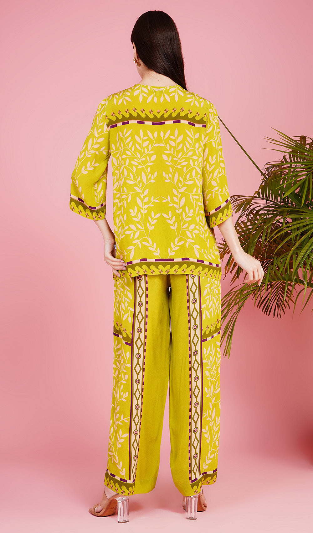 Gardenia Grace Lime Green Co-ord Set